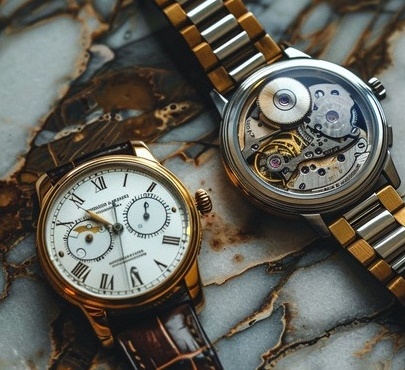 Men's Stainless Steel Quartz Watch: Time