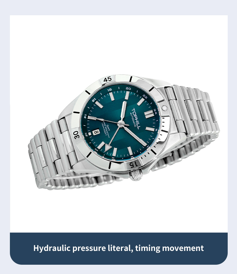NH34 GMT movement mechanical watch – Timeless Elegance for Every Occasion(图4)