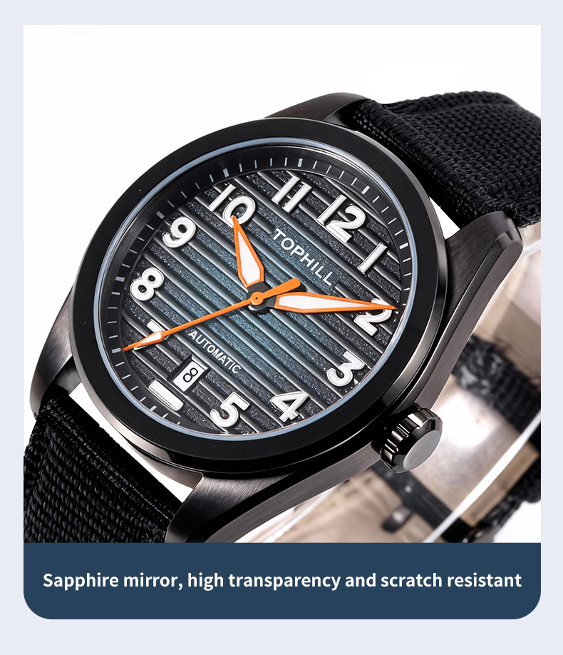 316L stainless steel luxury Mechanical watch - NH35 movement(图5)