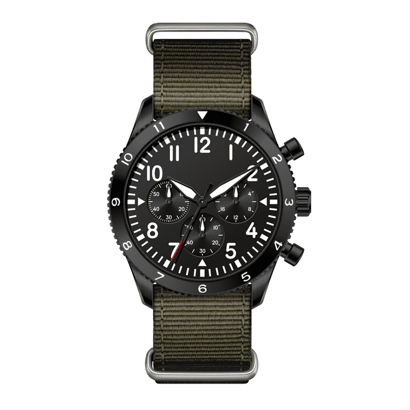 China Custom Multifunction Stainless Steel Mens Wrist Quartz Watch For Men