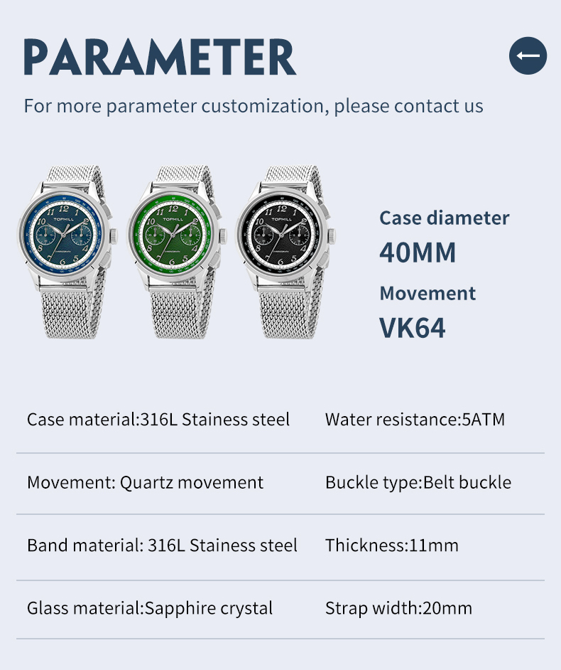 VK64 Quartz Chronograph Watch(图1)