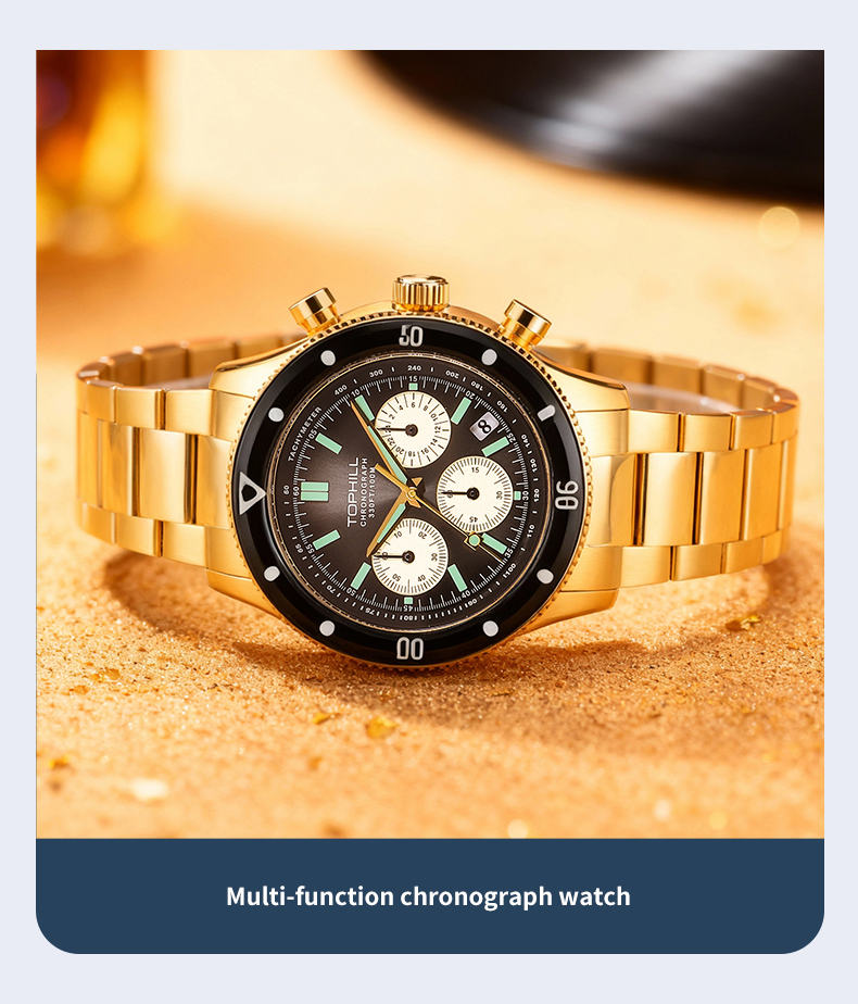 VK63 Quartz Mens Chronograph Watch(图3)