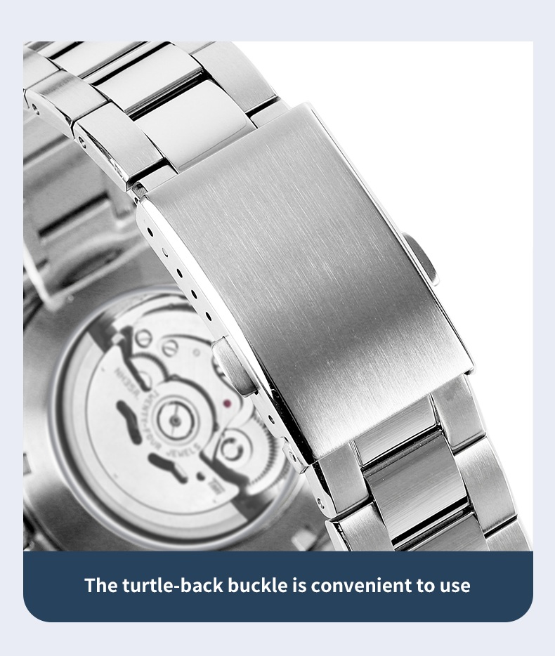 Japanese NH35 Men‘s Automatic Diving Stainless Steel Watch(图1)