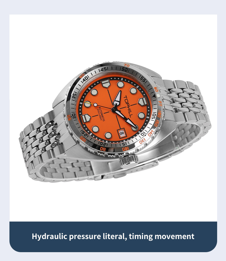 OEM/ODM Custom Logo Men‘s Luxury Automatic Stainless Steel Watch(图4)