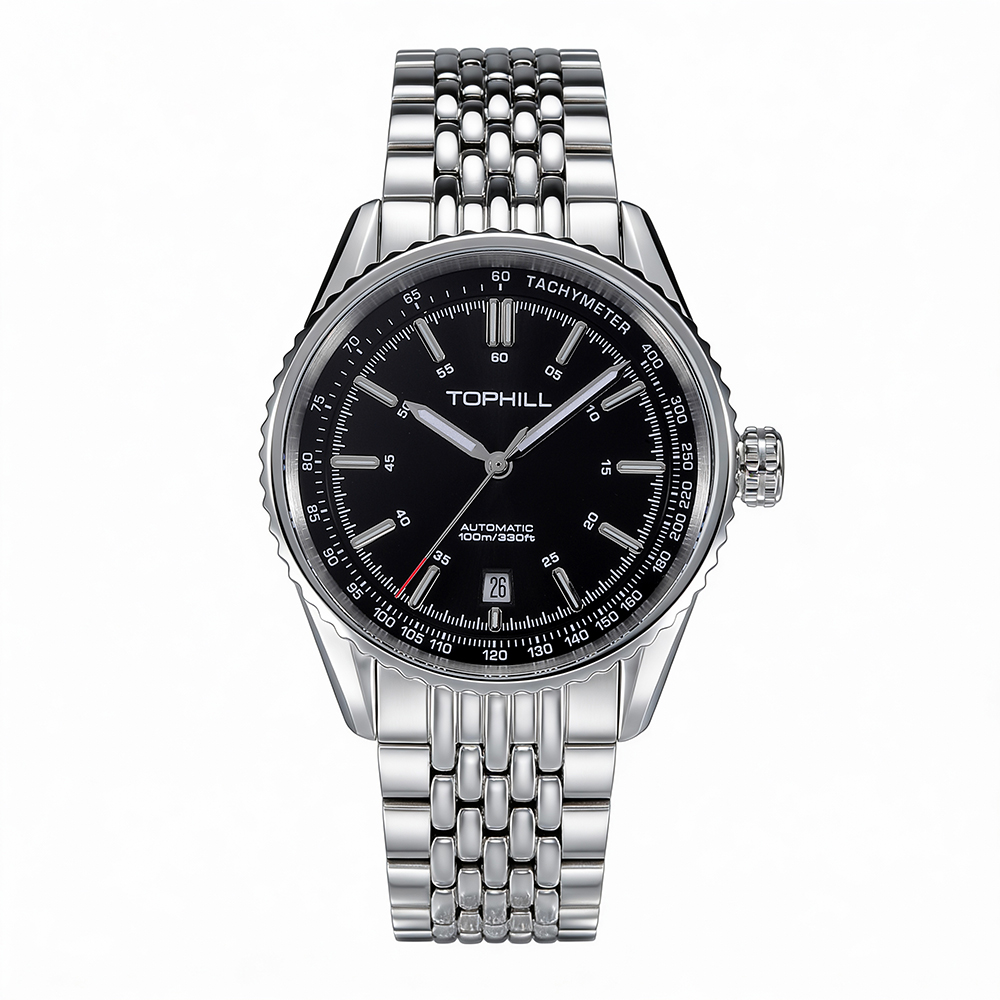 Men's watch with NH35 automatic mechanic