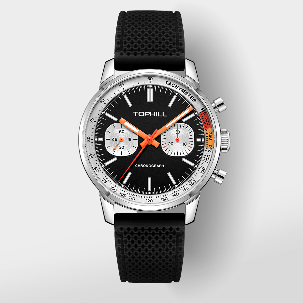 SeaGull ST19 Chronograph Watch, Multi-Ha